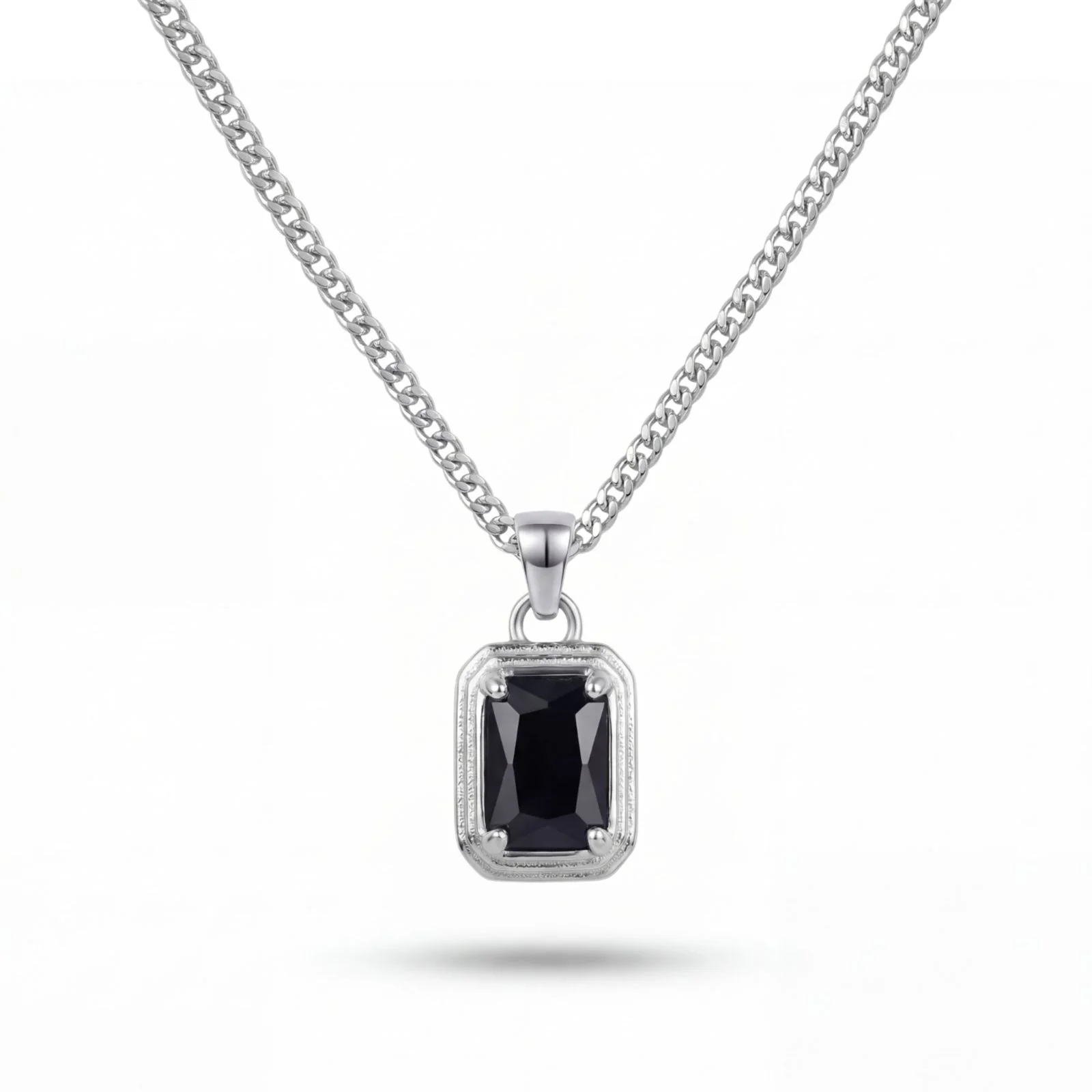 Black Emerald Pendant - Image 2