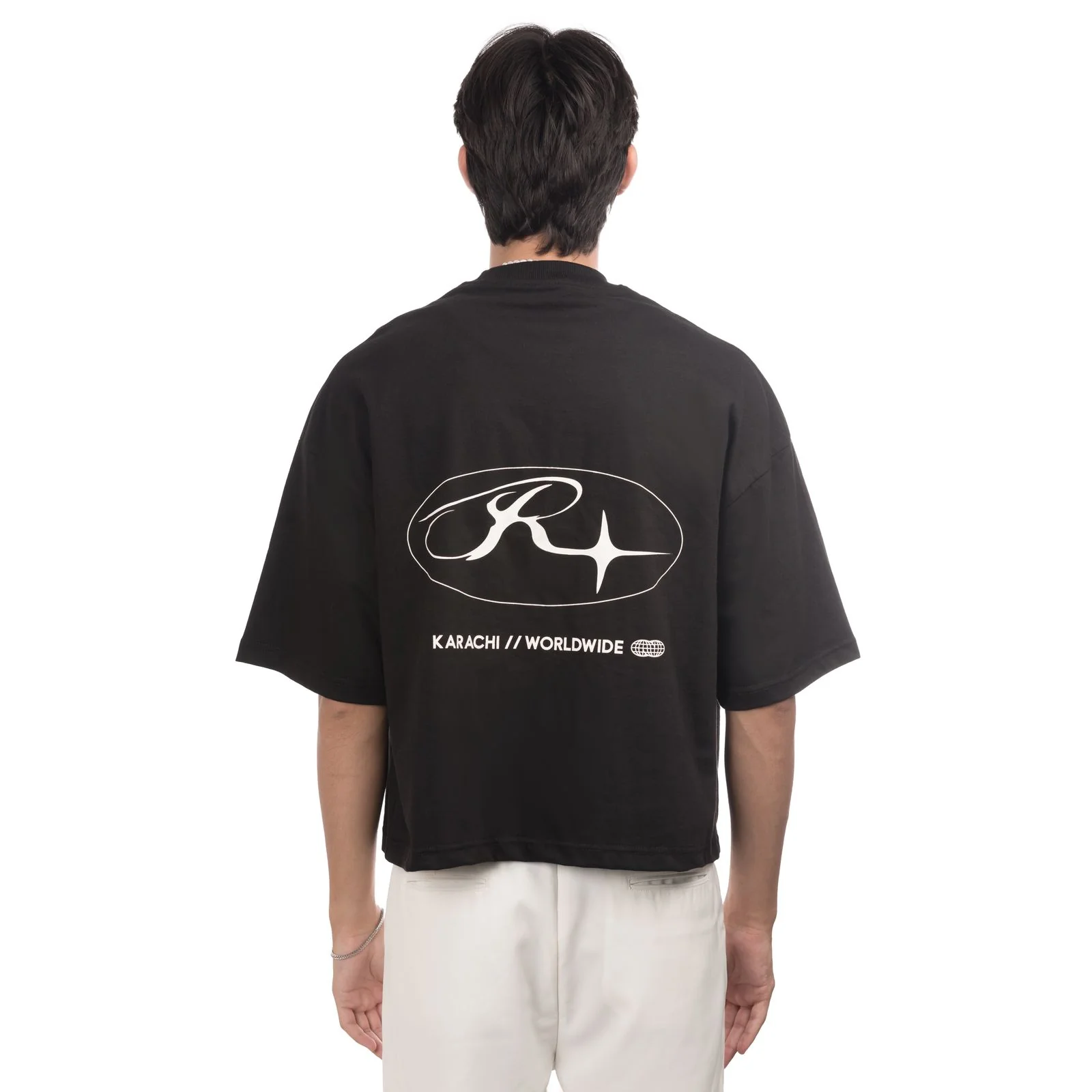 Karachi - Worldwide Oversized Tee - Black - Image 2